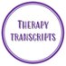 Therapy Transcripts (@therapyscripts) Twitter profile photo Therapy Transcripts (@therapyscripts) Twitter profile photo