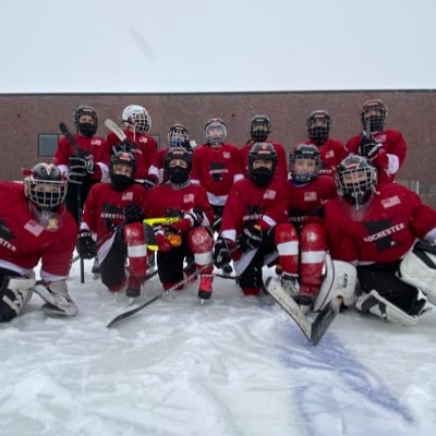 Rochester MN Squirt A Black Hockey Team.  Play fast and take chances.