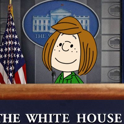 US government account
Incoming WH Press Sec. Cartoon character. Um err well uh. I'm not really her.