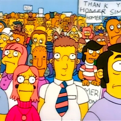 Every scene with crowds from every season of The Simpsons. Run by @xManuelAlvarez.