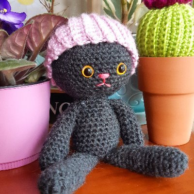 Tara (she/her) loves crochet, plants, crystals and cats. I have a weekly #crochet stream on #twitch where I crochet live. I would love for you to join us!