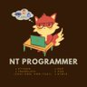 NtProgrammer's profile picture. รับเขียน-แก้ไขโปรแกรมหรือหน้าเว็บเล็กๆ ด้วย Python, HTML5, CSS, php รับแปลภาษางาน/โปรเจค สำหรับนักเรียน-นักศึกษา (ENG-TH, TH-ENG)