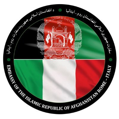 The official Twitter account of the Embassy of Afghanistan in Rome, Italy