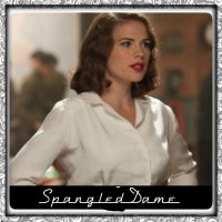 Agent Peggy Carter Rogers. Parody. - @SpangledDame Twitter Profile Photo