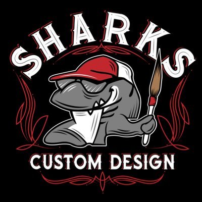 SHARKS Mancave Signs Custom Design