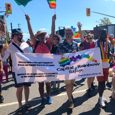CapitalRefuge's profile picture. CRR sponsors and supports LGBTQI+ refugees and newcomers in Eastern Ontario. **Please email info@capitalrainbow.ca to reach us!**