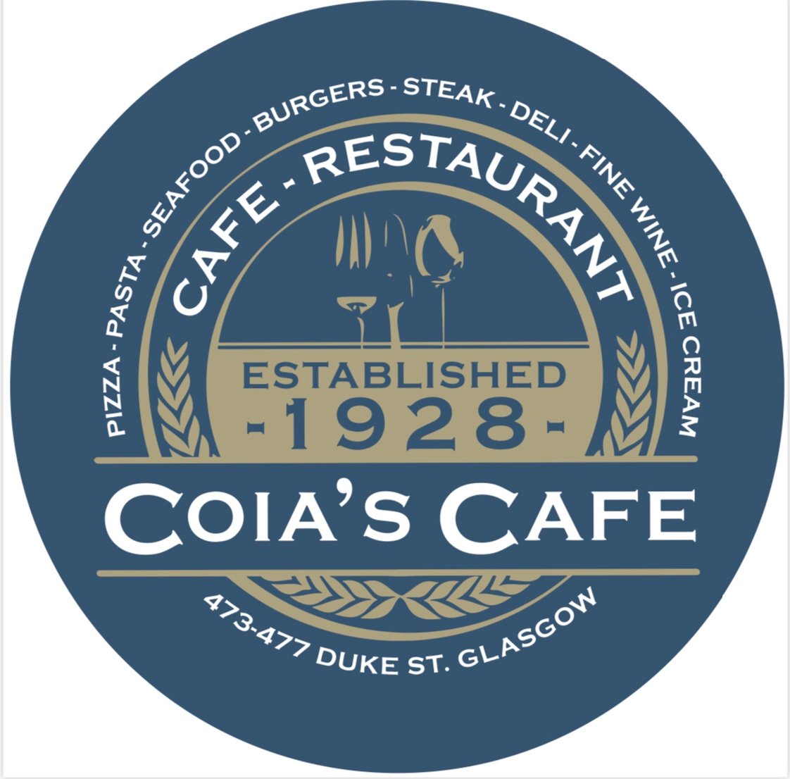 🇮🇹 Cafe | Restaurant | Deli
🍳 Breakfast 🥗 Lunch 🥘 Dinner
🍕 Pizza🍝 Pasta 🦐 Seafood 
🍷 Fine Wine. 
Serving Glasgow since 1928
📸 Insta @coiasglasgow