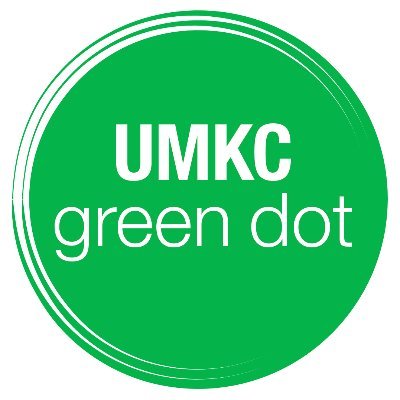 Housed in the RISE Office at UMKC, the goal of the Green Dot program is to make campus safer for everyone one Green Dot at a time. Come say hi!
#UMKCGreenDot