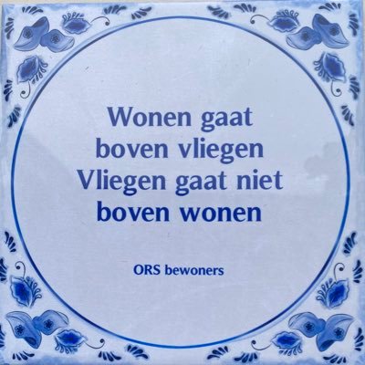 Archief twitter van de bewonersgeleding in de Omgevingsraad Schiphol (ORS) en opvolger MRS (Maatschappelijke Raad Schiphol)