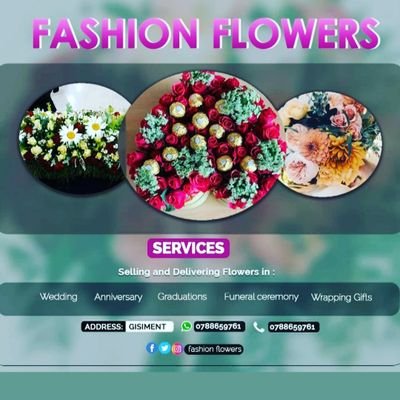 💐🌹We prepare natural, fresh flowers for different events. |¶Wrapping gifts 🎁 ¶Adress:Gisiment_Kigali_Rwanda ¶Call us or DM us or WhatsApp us on 0788659761.