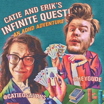 Prominent TikTok creators Catie Osborn (Catieosaurus) and Erik Gude (HeyGude) have started a podcast in which they discuss navigating adult life with ADHD!