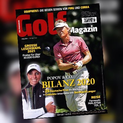 Das Golf Magazin ist seit 70 Jahren eine der  meistgelesenen Golfzeitschrift Deutschlands!