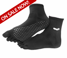 GrappleSock's profile picture. A 5-toe sock with elastic design that contours to the foot enabling mma practitioners to cover & protect the feet while still preserving sensitivity.