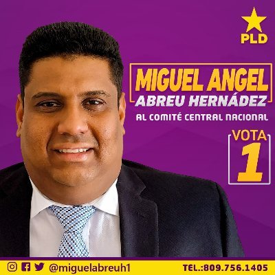 Abogado, Político, Trabajador, Padre, Hermano, Hijo, Miembro del Comité Central del PLD, amo mi familia, mi País, mi Partido, me gusta mucho ayudar a los demás.