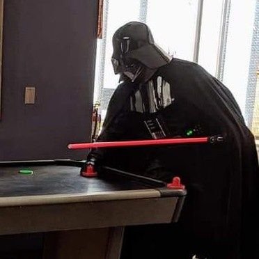 Now just Darth Vader. He/him.