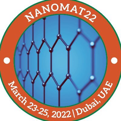 NANOMAT22's profile picture. We are glad to invite you all to Global Summit on Nanomaterials: Applications and Properties (NANOMAT22) will be held in Dubai, UAE during March 23-25, 2022.