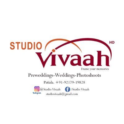 Hi, Studio Vivaah is a Patiala(Punjab) based photography services station known for commitment to quality work & perfection from since 2004.