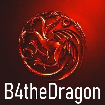 b4thedragonpod's profile picture. Our watch of #GameOfThrones is ended but we're still here (with a new name). Covering #ASOIAF, and #GoT Prequels including #HouseOfTheDragon