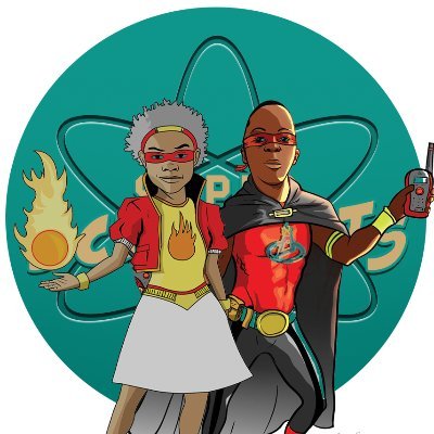 Real people, real superpowers! Putting scientists & science champions into the hands of young people -  comic, museum exhibit, animation series. Free downloads!