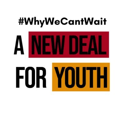 It's time for a #NewDealForYouth | @CLASP_DC
IG: @NewDeal4Youth
#WhyWeCantWait #WWCW