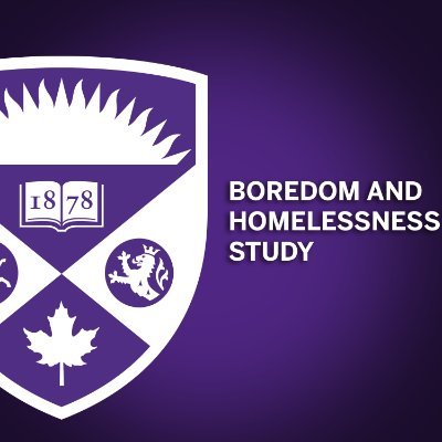 Research led by @cannemarshall exploring the complex relationship between #boredom and the #mentalhealth of individuals experiencing #homelessness from @sjmhlab