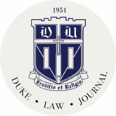 A journal of legal scholarship edited by @DukeLaw students. Now publishing Volume 73.