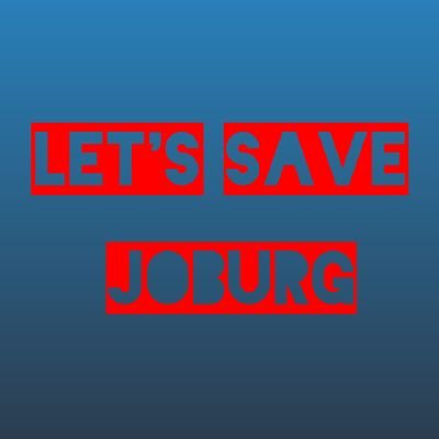 Joburg is a city with so much potential crumbling at the hands of a selfish administration. Something needs to be done to save Joburg.  #LetsSaveJoburg