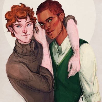 your daily dose of the one and only mlm grishaverse couple // art by valcanous on tumblr