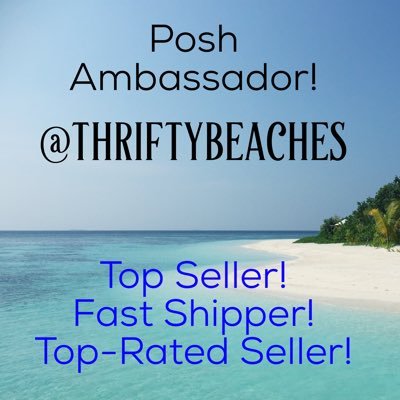 Posh Ambassador! Top-Rated Seller! Fast Shipper! Posh Mentor! Top Sharer! Shop with Confidence!