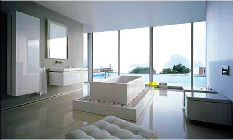 Bathroom studio in Dorking selling Duravit, Laufen, Lefroy Brooks, Hansgrohe, Dansani, Majestic, Samuel Heath, Ilux and many more designer bathroom products.