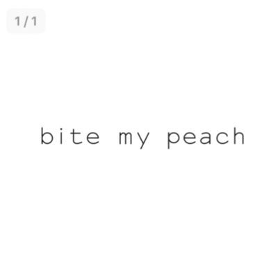 bite my peachさんのプロフィール画像