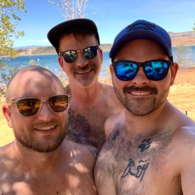 Just 3 guys that like to play with their dicks and holes