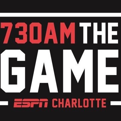 From 3-6pm on @730TheGame & https://t.co/Waa3JTc9vQ hear @BobbyRosinski @MarkYarbro & @MollyESPN730 talk all things Charlotte sports!