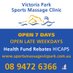 Victoria Park Sports Massage & Acupuncture Clinic (@vpsmclinic) Twitter profile photo Victoria Park Sports Massage & Acupuncture Clinic (@vpsmclinic) Twitter profile photo