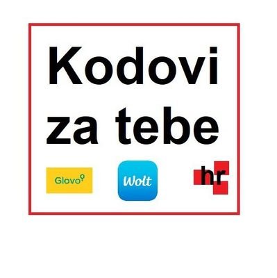 Kodovi Hrvatska 🇭🇷 #Wolt #Glovo 🍕 🍺🍗