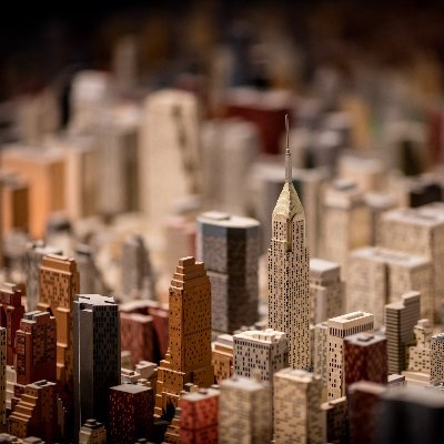 希少 New York Panorama by Alfred Kazin New York Skyline Panoramas