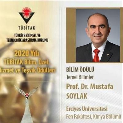 soylakm's profile picture. TUBA Aslı Üyesi, 2020 TUBITAK Bilim Ödülü, 2021 İlim Yayma Ödülü, 2001 TUBITAK Teşvik Ödülü, Erciyes Üniversitesi Fen Fakultesi, Turkiye ve Kayseri Sevdalısı