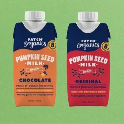 Patch Organics Plant Based Pumpkin Seed Milks are allergen friendly, nutritious, sustainable and cruelty free. Taste great in cereal, coffee, tea & straight up