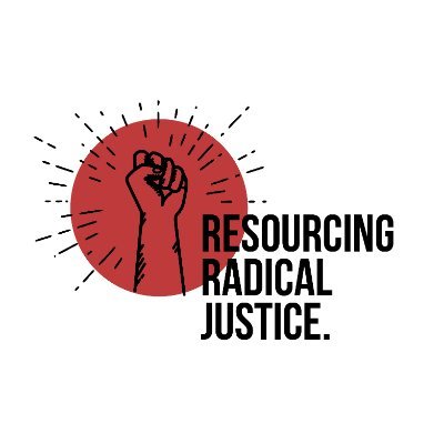 Resourcing Radical Justice is a funders collective that centers Black liberation as the path to a thriving Greater Washington. Logo by: @hadiyaw