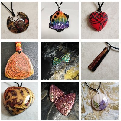 polymer clay and abstract art lover