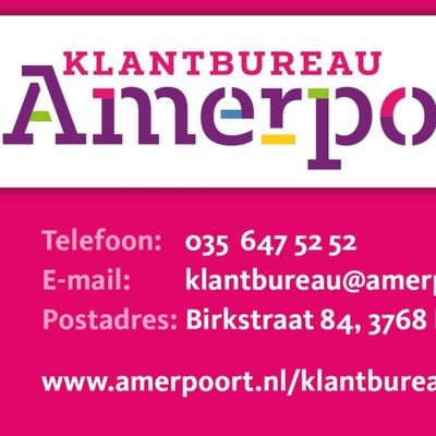 De consulenten van het Klantbureau houden zich bezig met de in- door- en uitstroom van cliënten binnen Amerpoort! Vragen? Tweet ons gerust.