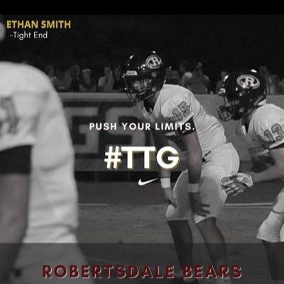 TE, DE, OLB | 6’2/220 | 4.8 /40y|Honorable mention all county tight end | #15| 3.3 GPA | 19 ACT | IG @_smith2 | (251)-233-0628 | ethanmurphy.smith@gmail.com |