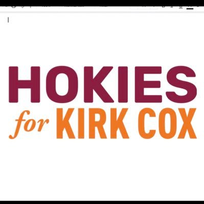 Hokies for Kirk Cox is an independent grassroots coalition working to get Kirk Cox the GOP nomination for Governor.