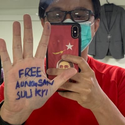 A man from a country called Myanmar(Burma) which is in grave danger by military coup