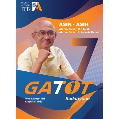 Gatot Sudariyono
Calon Ketua Umum IA ITB 2021-2025
Nomor Urut 7
Anda setujuh? Pilih 7👍