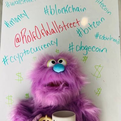 Just a muppet trying to make it! Rolf is just trying to trim the HEDGEfunds and play MUPPET master with wall street. #dogecoin is where we’re heading!