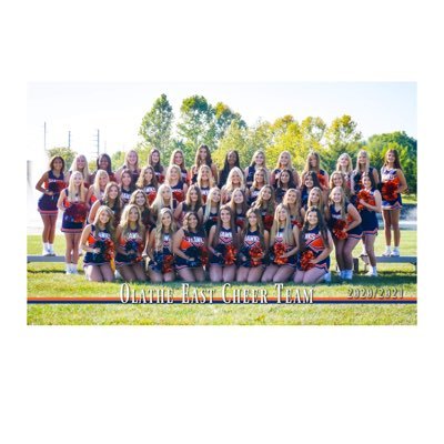 OlatheEastCheer's profile picture. Olathe East Cheer Team 
website: https://t.co/xUFWourUpl