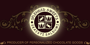 Personalized chocolate - logo šokolāde