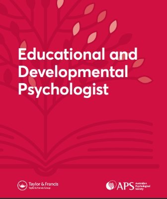 A biannual journal of the @apscedp + @austpsych for educational and developmental psychology. Tweets by @drkellyallen @drchrisgrove @savvy_psych @danielquin1975