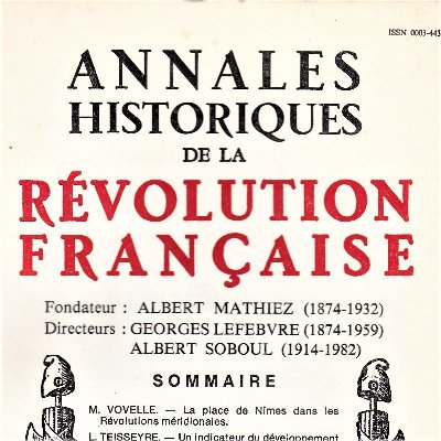 Annales Historiques de la Révolution française
